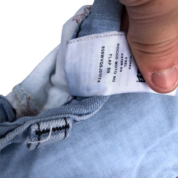 True Religion Jeans Size 27 ROCCO Relaxed Skinny Blue - Picture 5 of 8